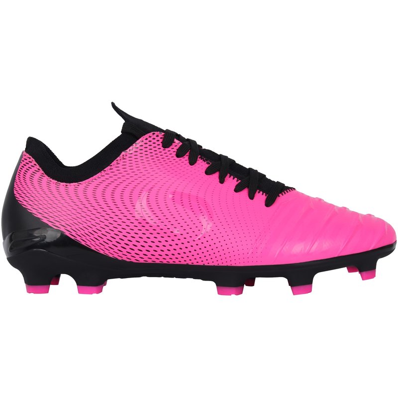 Sondico Blaze Junior FG Football Boots Pink Black 28.00